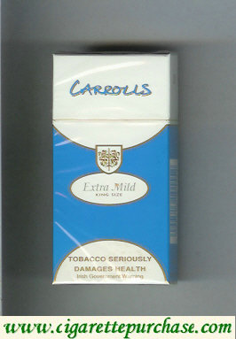 Carrolls Extra Mild cigarettes